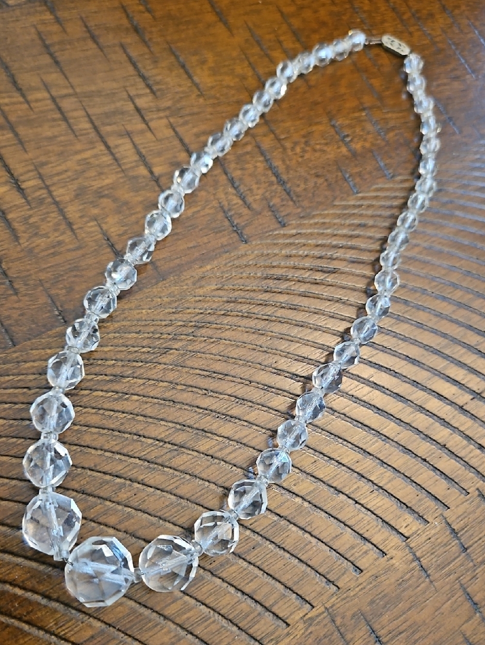 Vintage Crystal Beaded Necklace